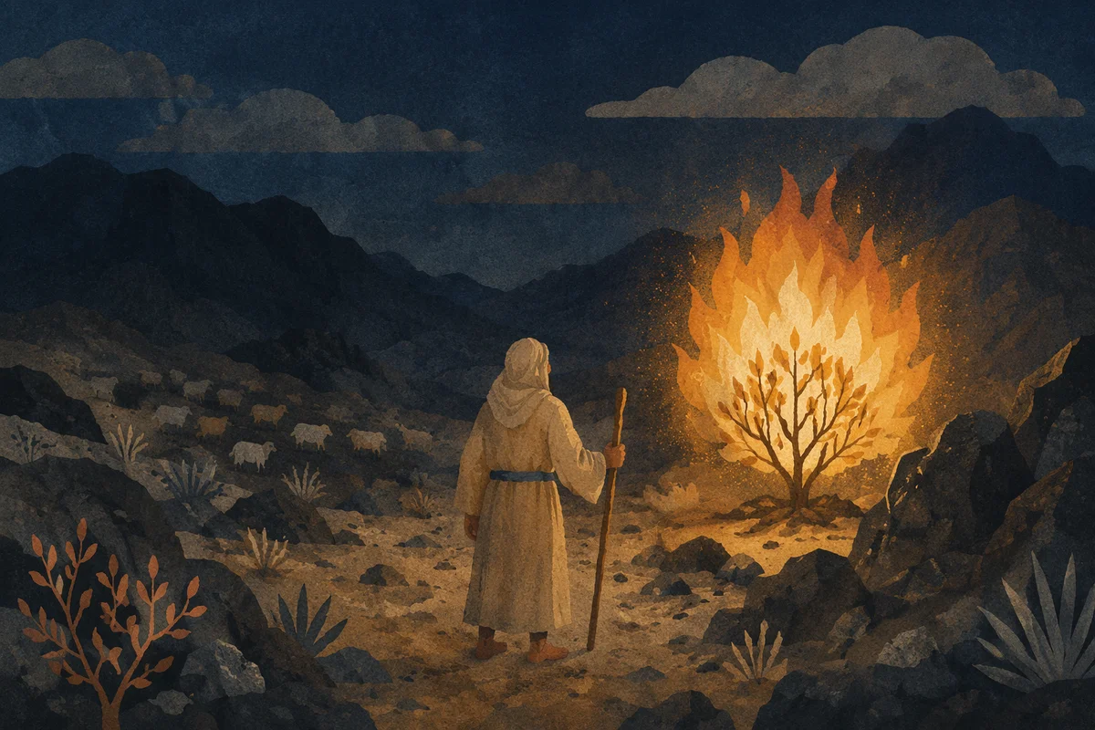 Moses Before the Burning Bush