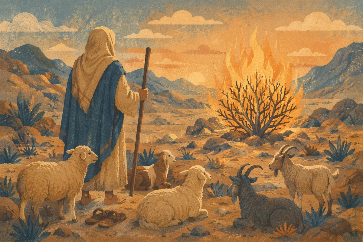 Moses Before the Burning Bush