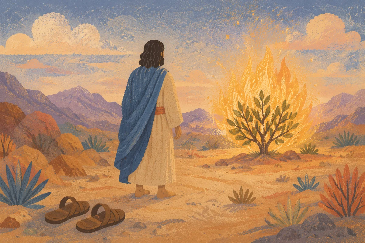 Moses Before the Burning Bush at Dawn