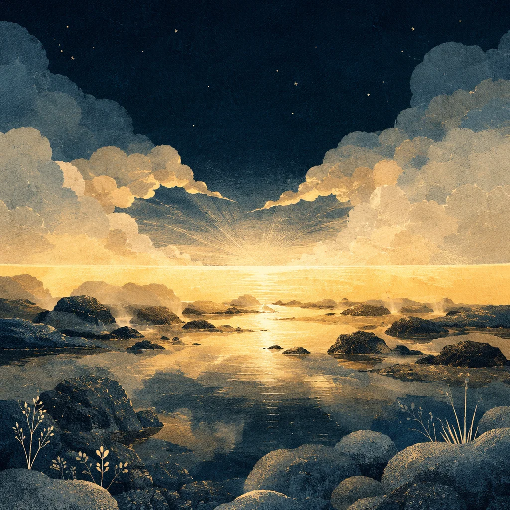 Creation Dawn Dividing Light and Darkness