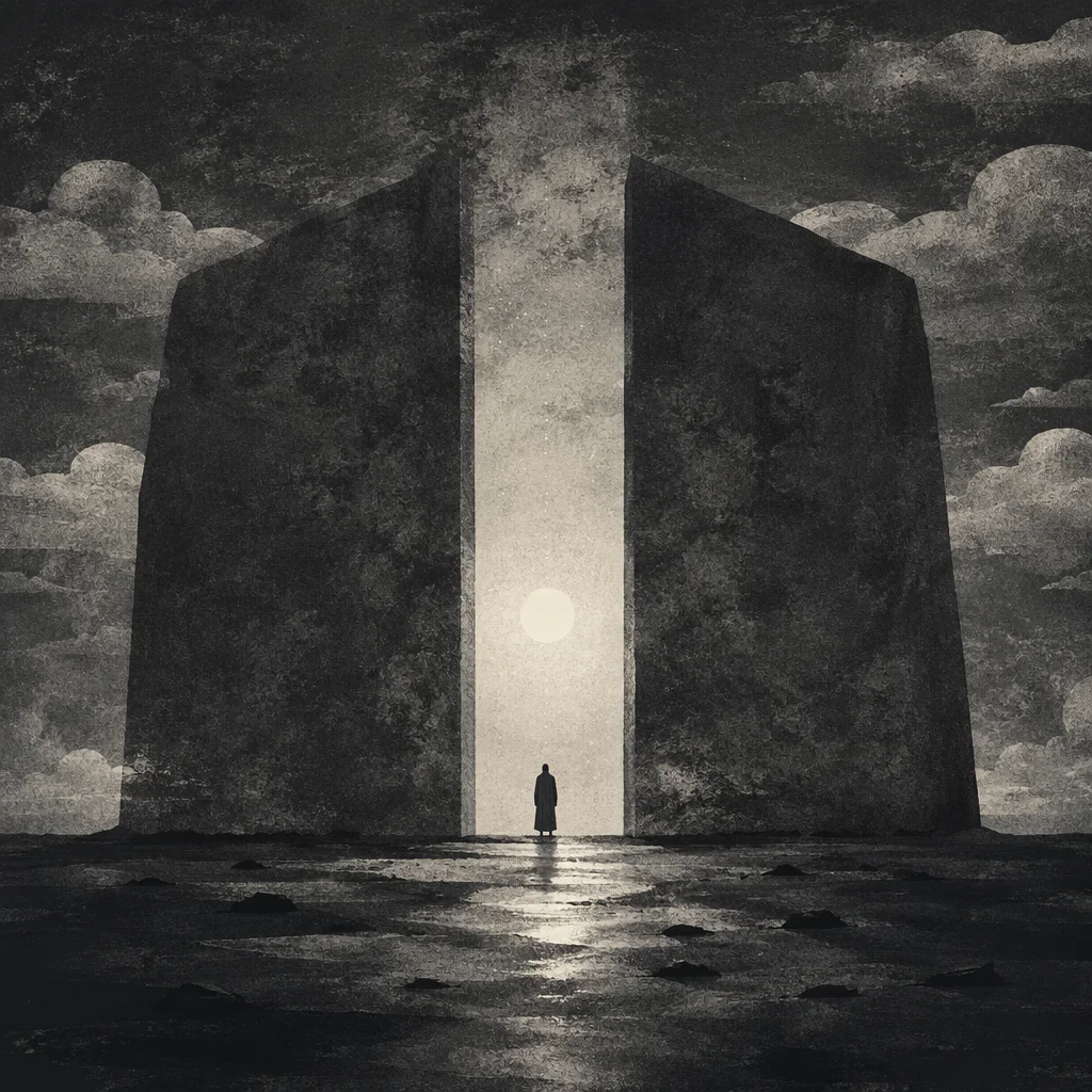 Creation Light Divides Primordial Darkness