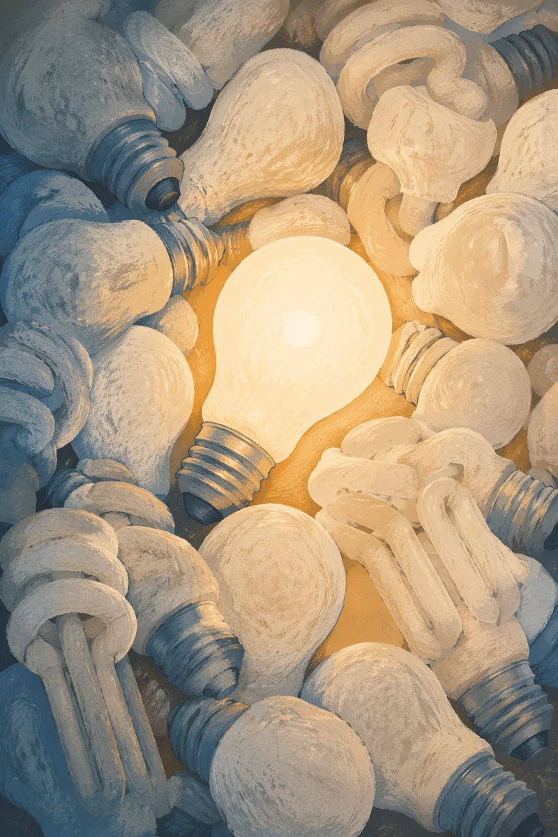 Creation Light Dividing Darkness Still Life