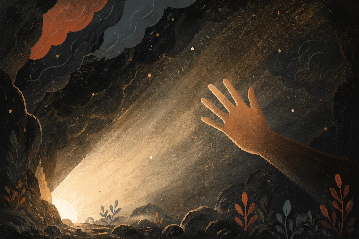 Creation Light Dividing Primordial Darkness