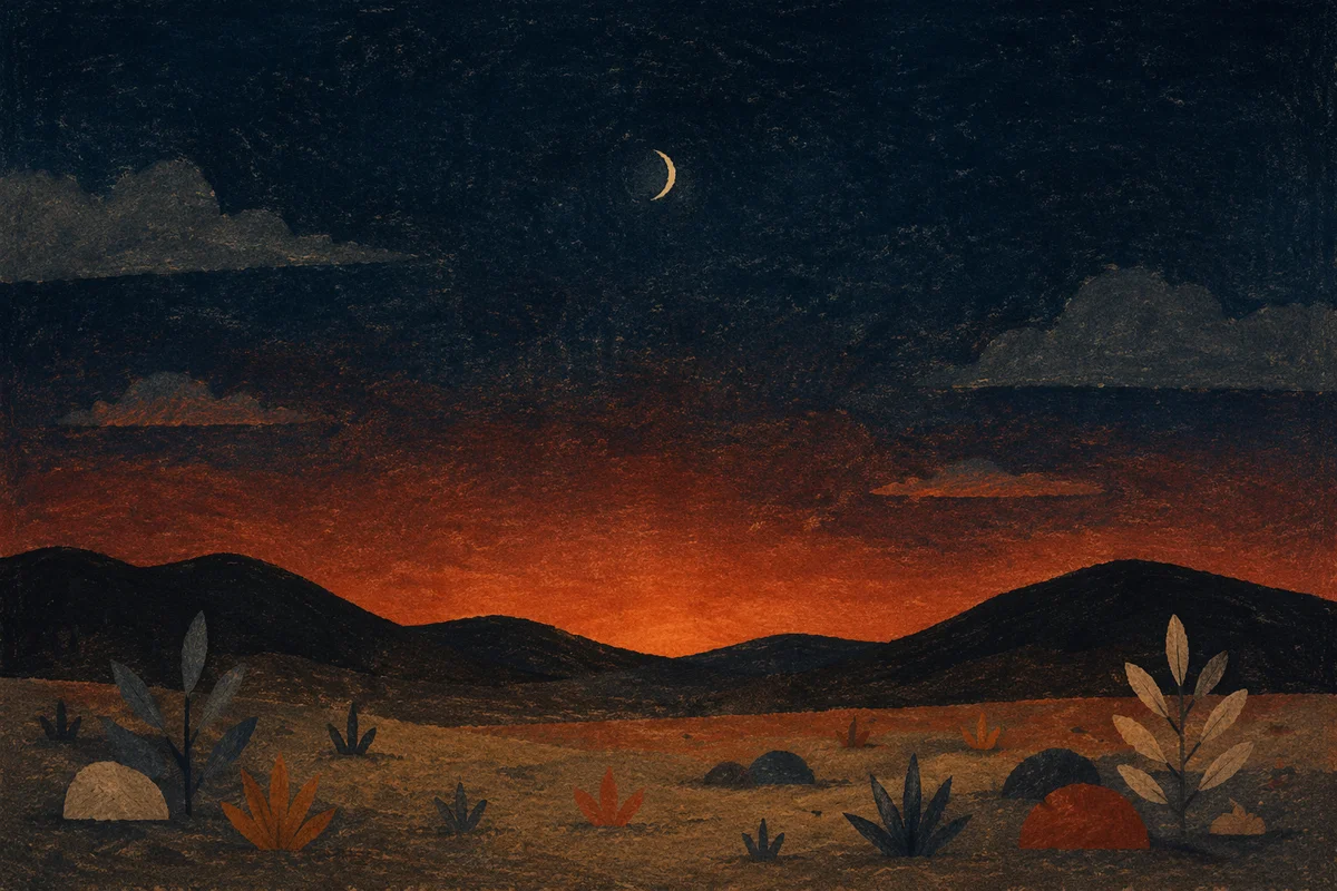 Creation Dawn Over Light and Darkness