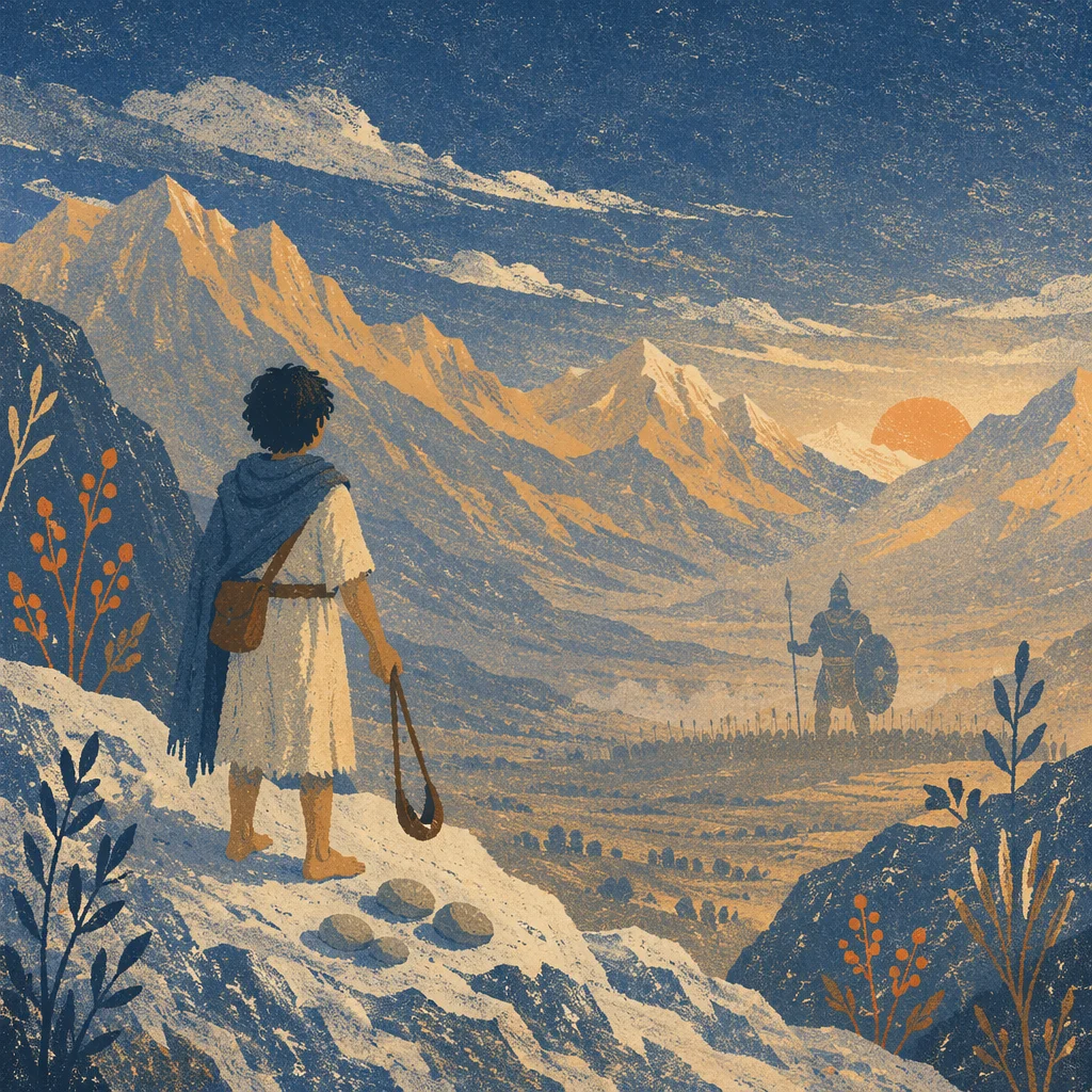 David and Goliath Valley at Dawn