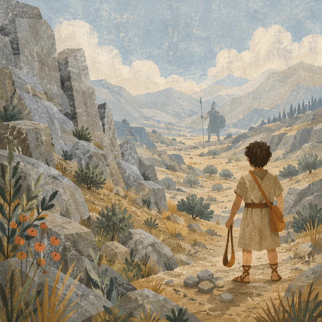 David Faces Goliath in Rocky Valley