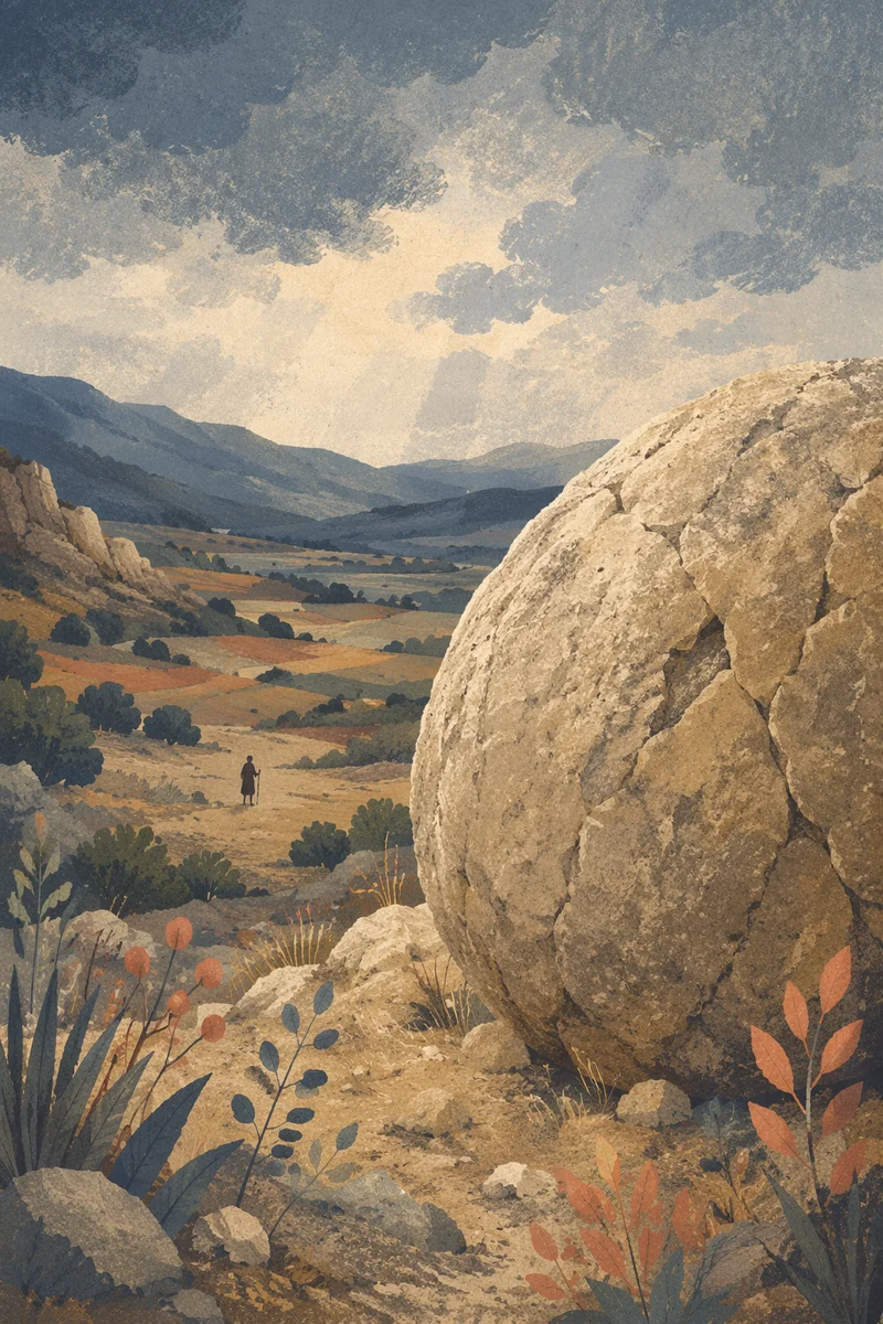 David and Goliath Sling Stone Valley