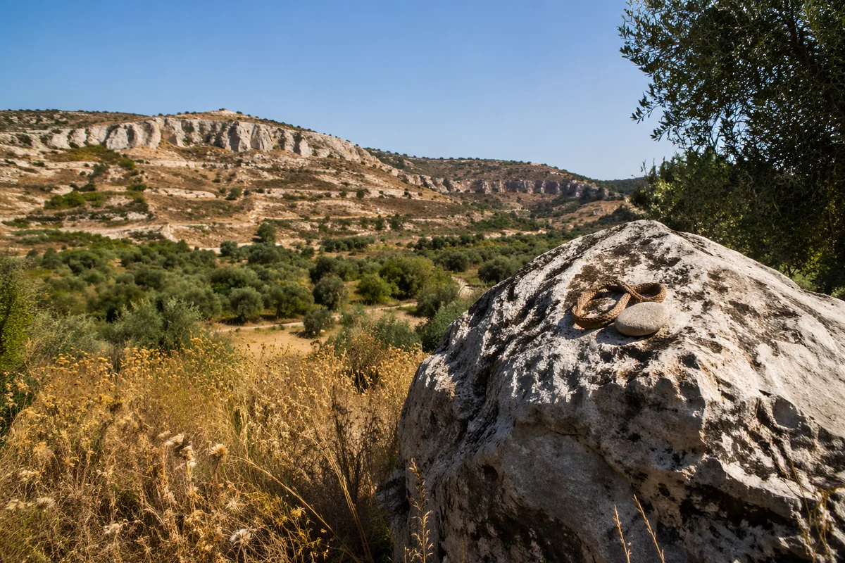 Sling Stone in the Valley of Elah