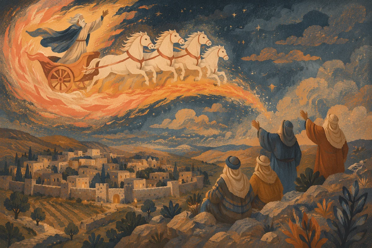Elijah Ascending in Chariot of Fire