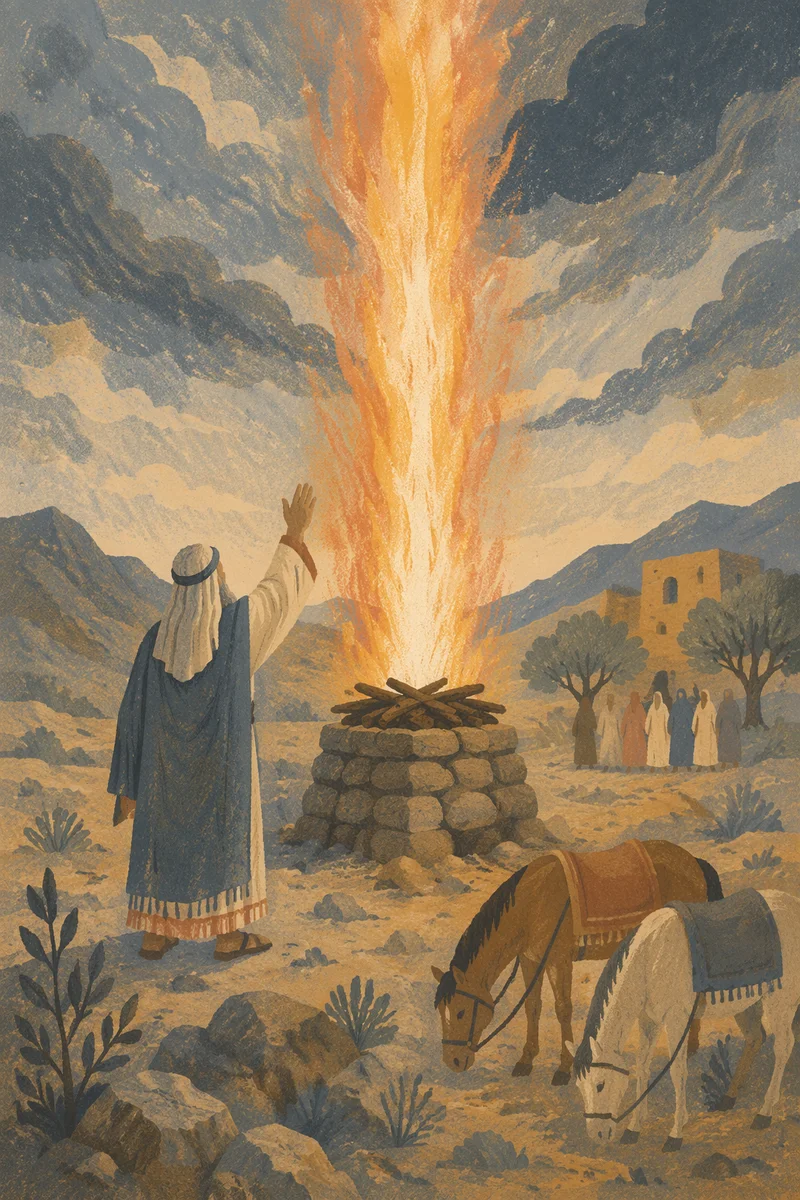 Elijah Calls Fire on Mount Carmel