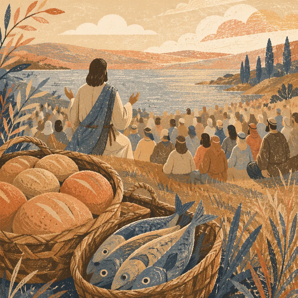 Loaves and Fishes on Hillside