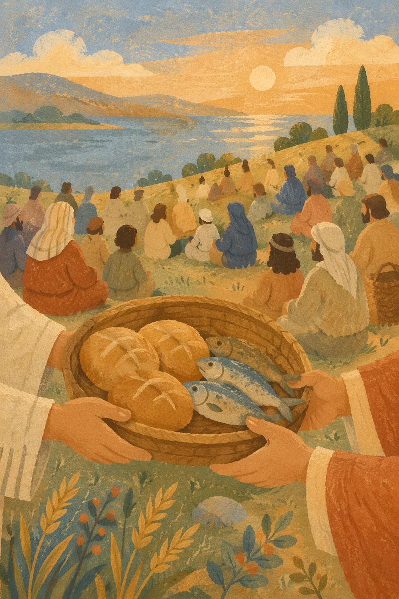 Feeding Five Thousand on the Hillside