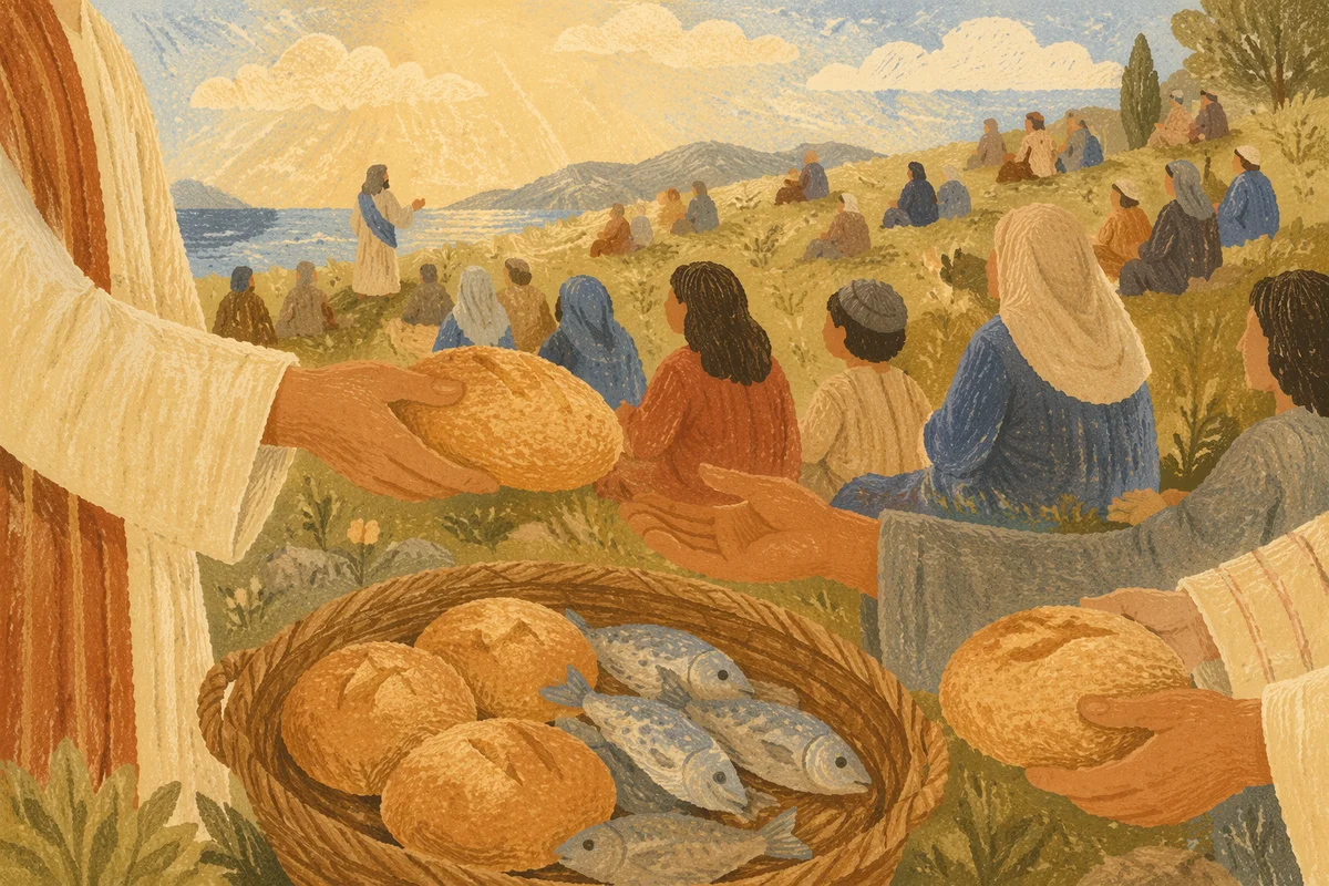 Loaves and Fish on the Galilean Hillside