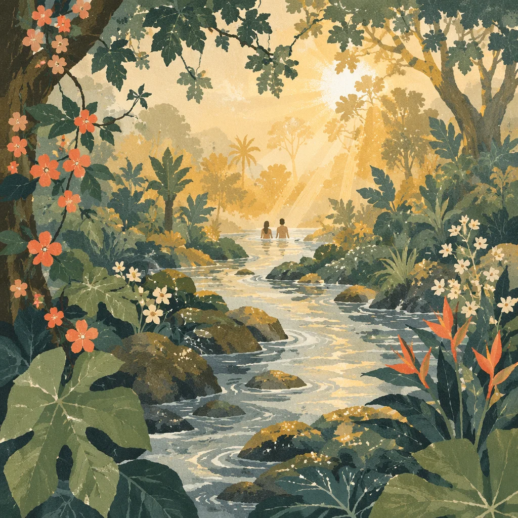Garden of Eden River at First Light