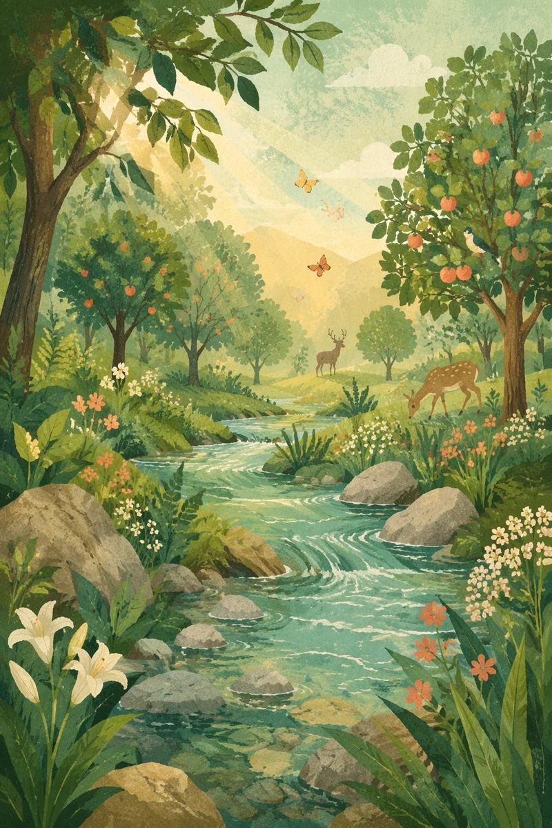 Garden of Eden River Paradise