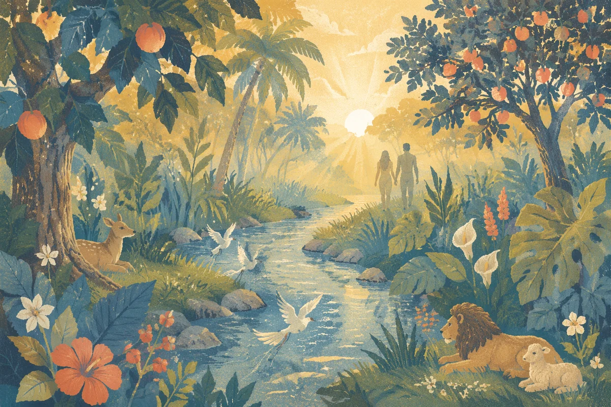 Garden of Eden River at Dawn