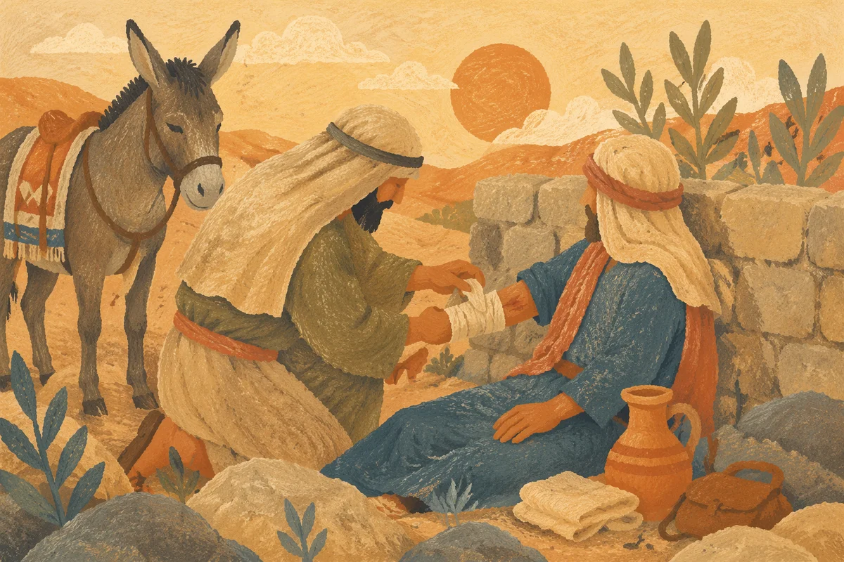 Good Samaritan Caring on Desert Road