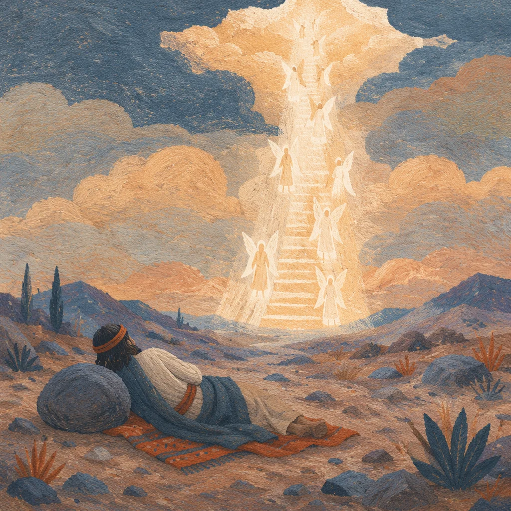 Jacob’s Ladder at Dawn in Wilderness