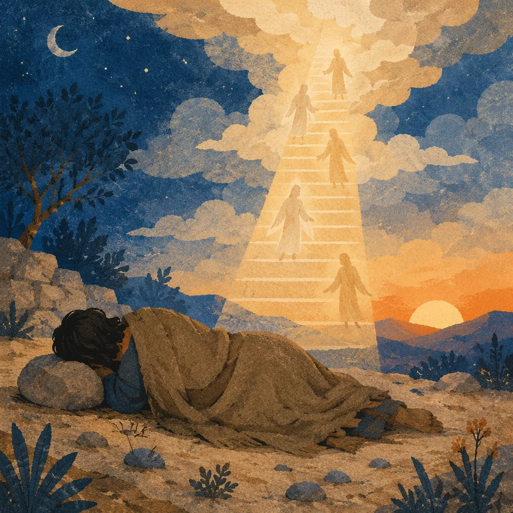 Jacob’s Dream of Angels and Heavenly Ladder
