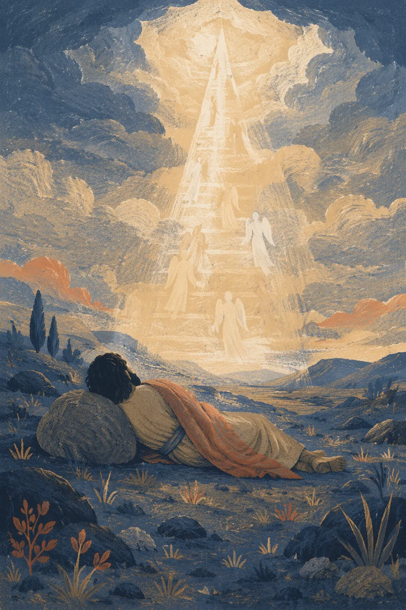 Jacob Dreaming of Heaven’s Radiant Ladder