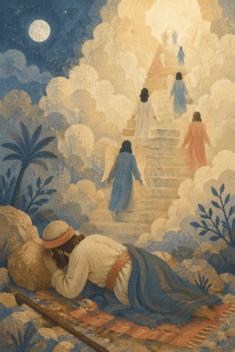 Jacob Dreams of Angels on Heaven’s Ladder