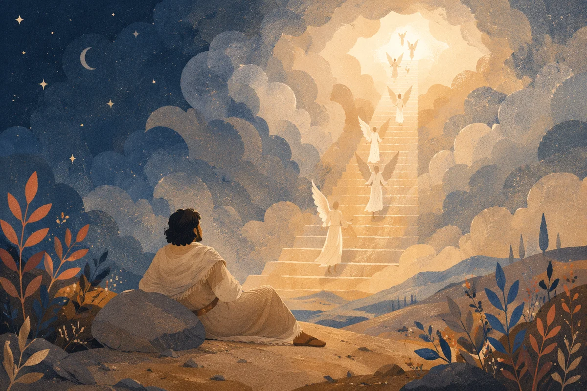 Jacob’s Ladder Dream Under Desert Stars