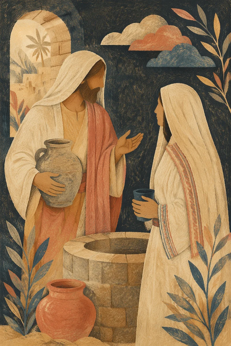 Jesus and Samaritan Woman at the Well