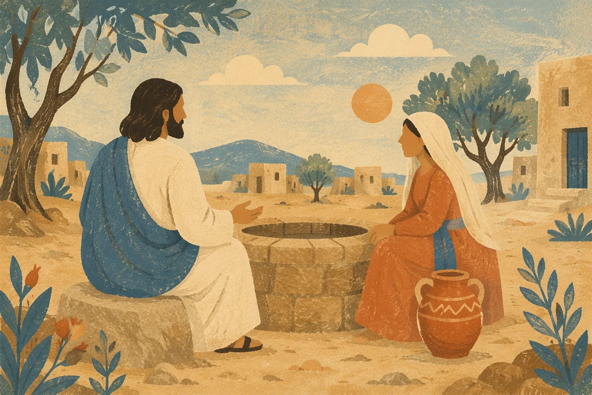 Jesus and Samaritan Woman at the Well
