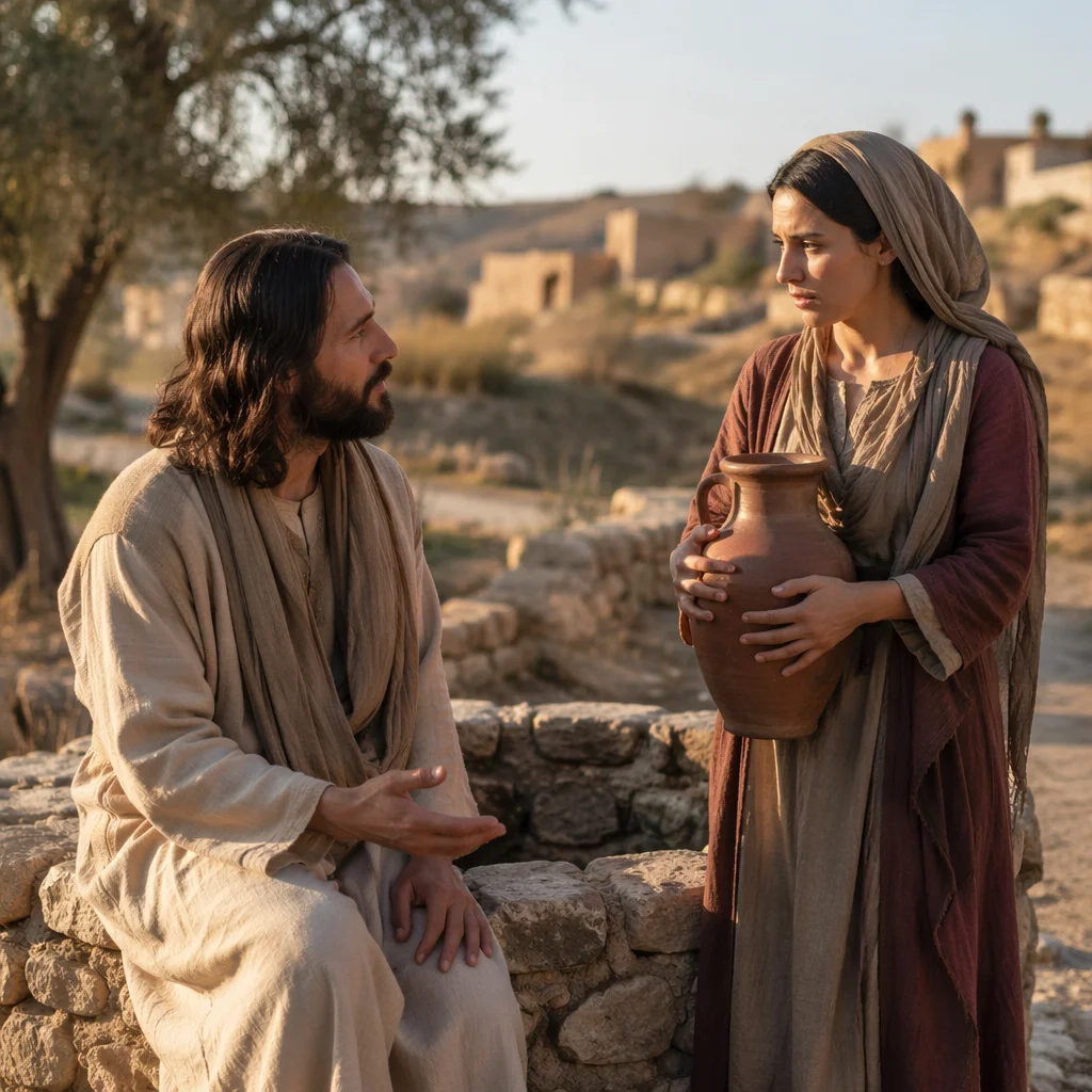 Jesus and Samaritan Woman at the Well