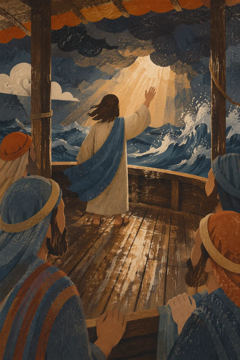 Jesus Calming the Storm on Galilee