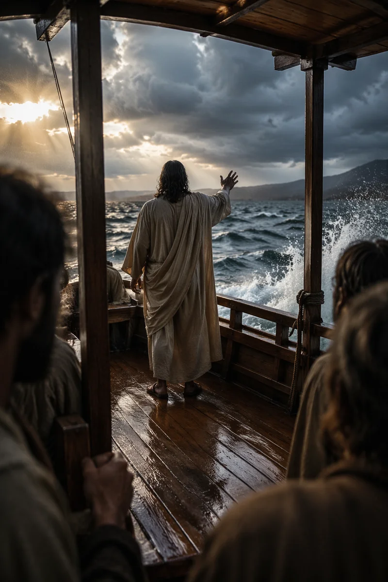 Jesus Calming the Storm on Galilee