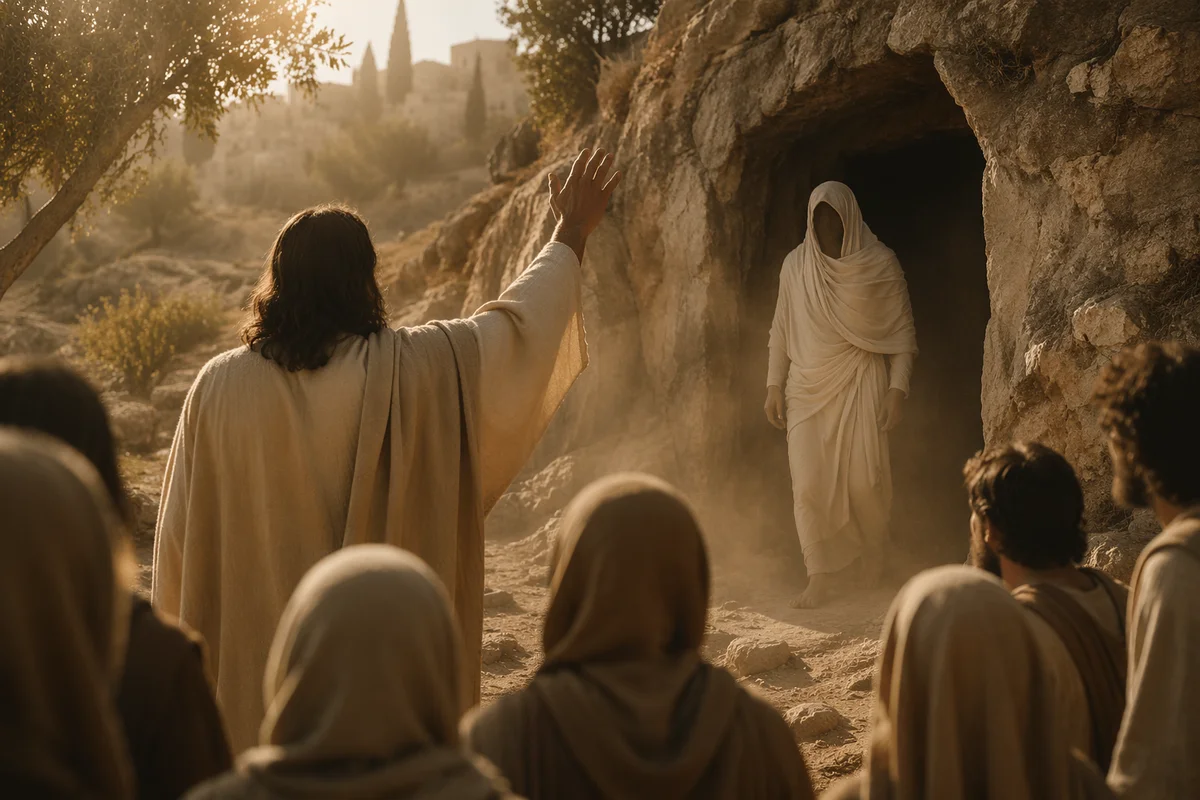 Jesus Calls Lazarus from the Tomb