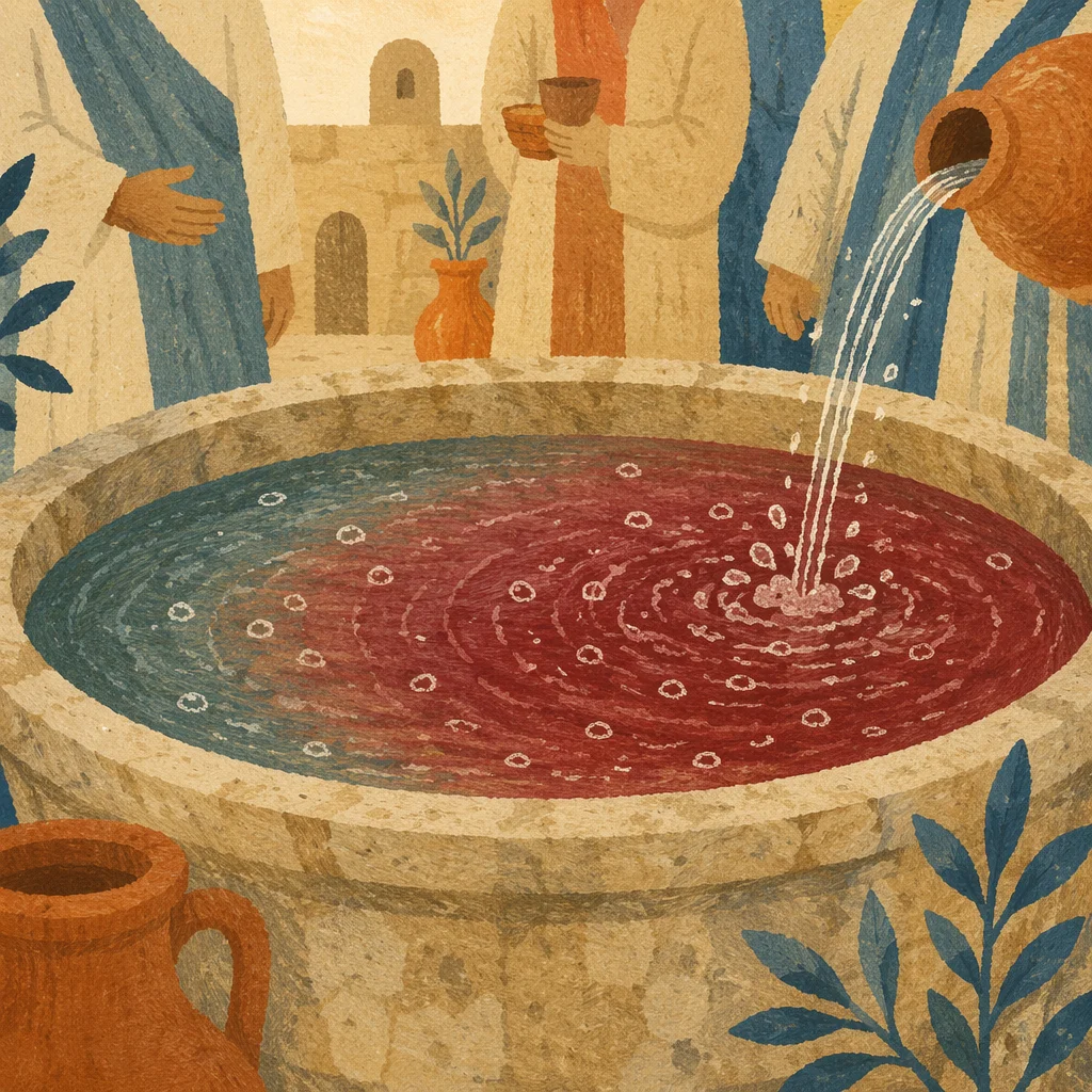 Cana Miracle Water Becoming Wine