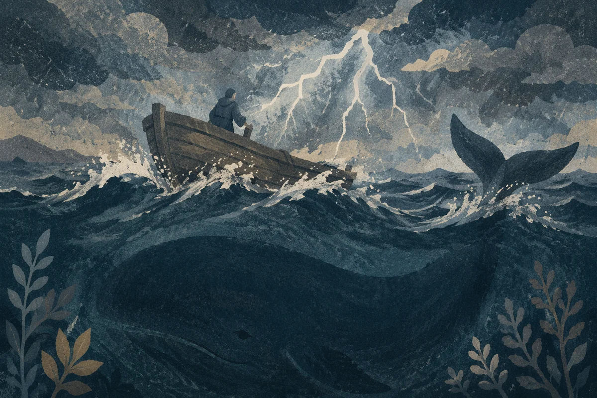 Jonah’s Stormy Sea and Whale