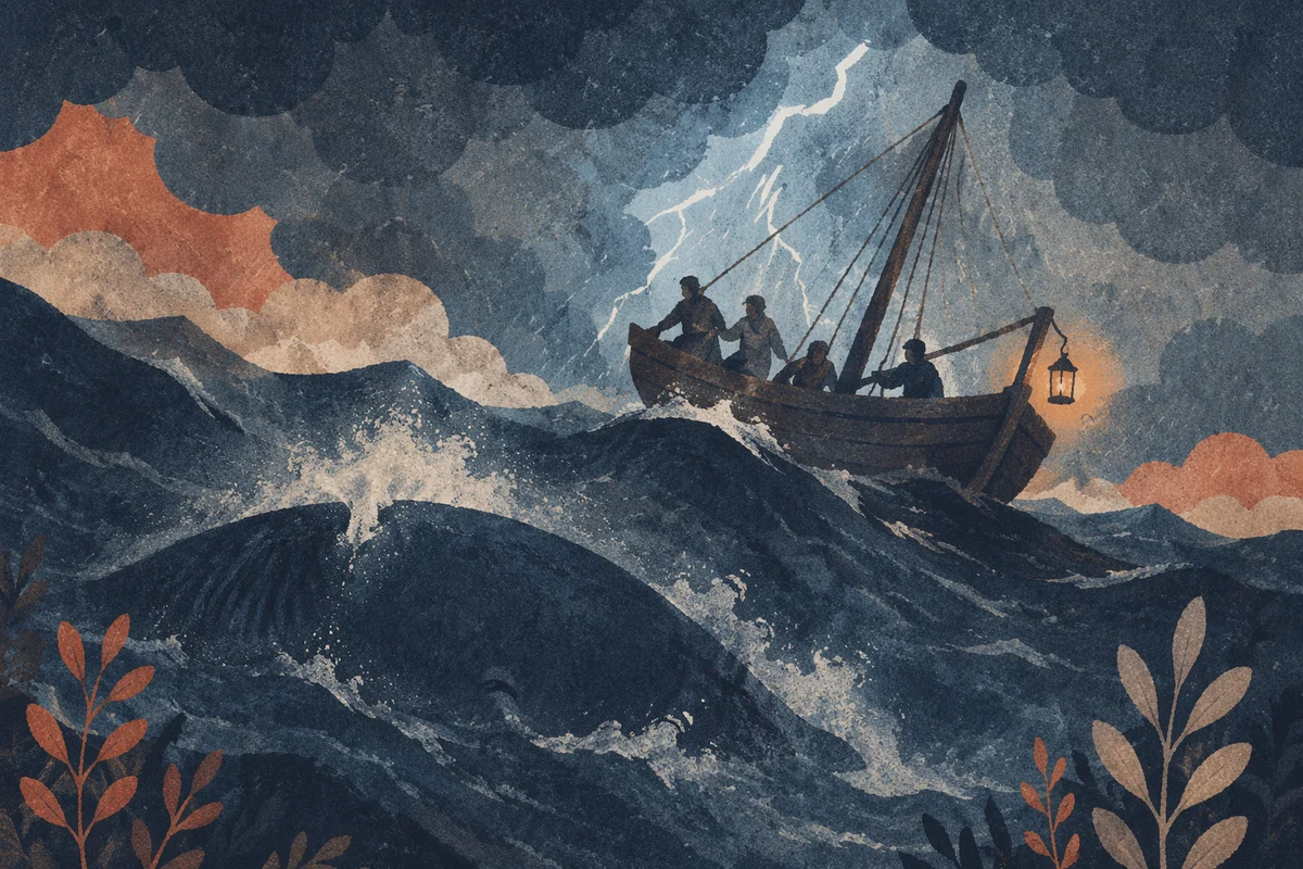 Jonah at Sea During Storm