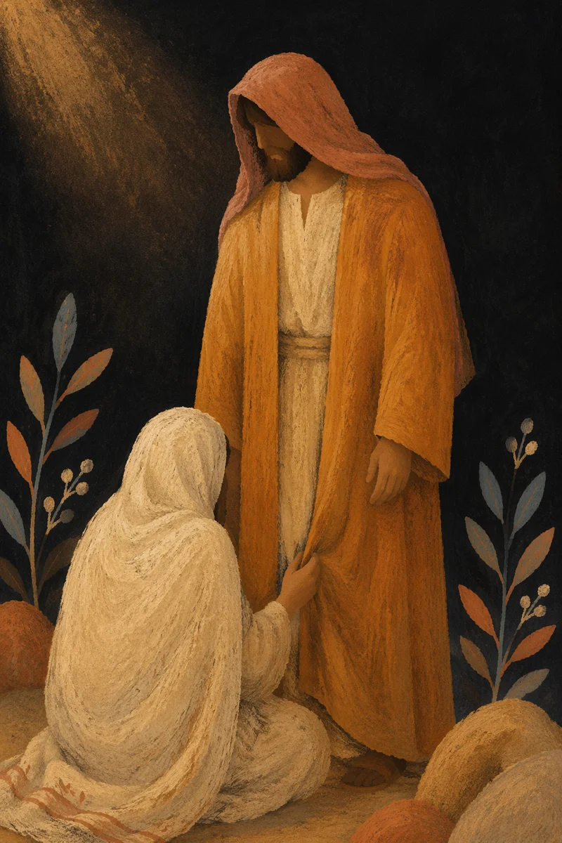 Mary Listening at the Feet of Jesus