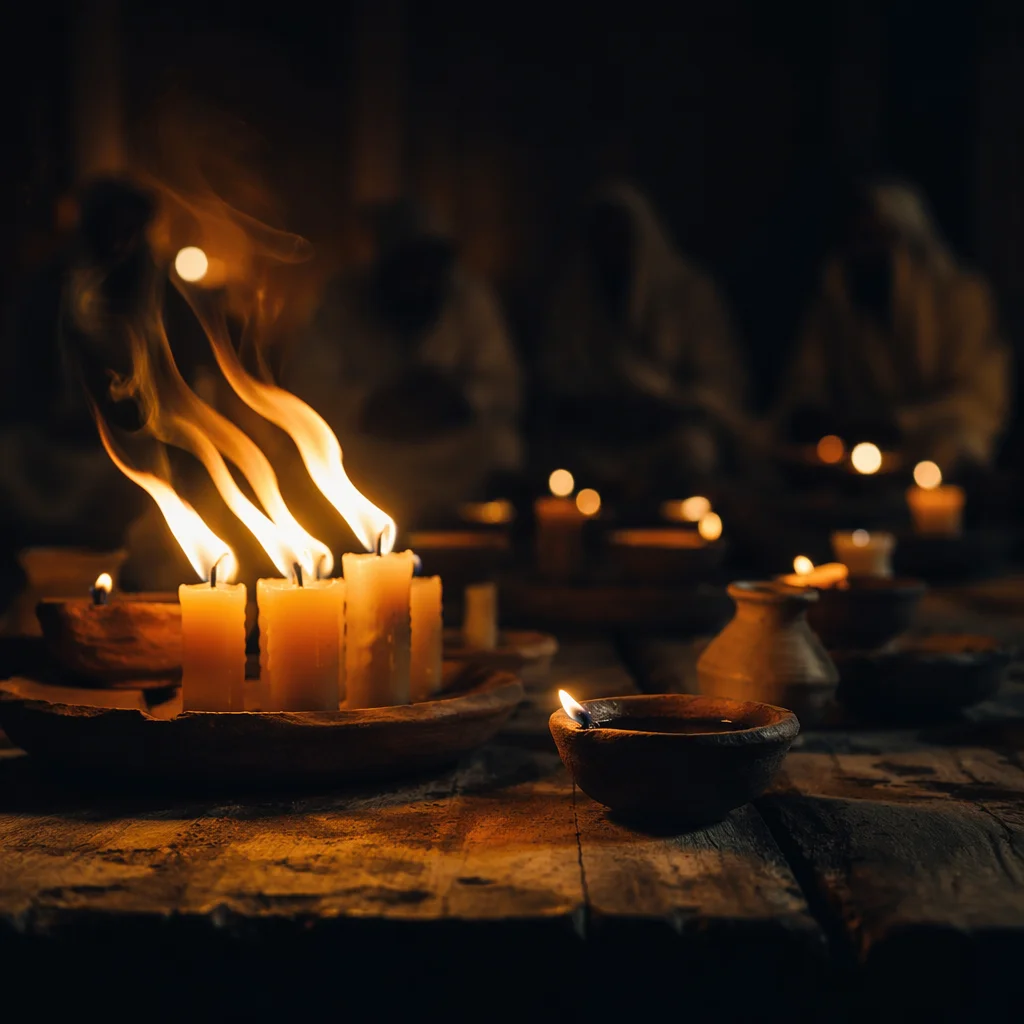 Pentecost Fire in the Upper Room