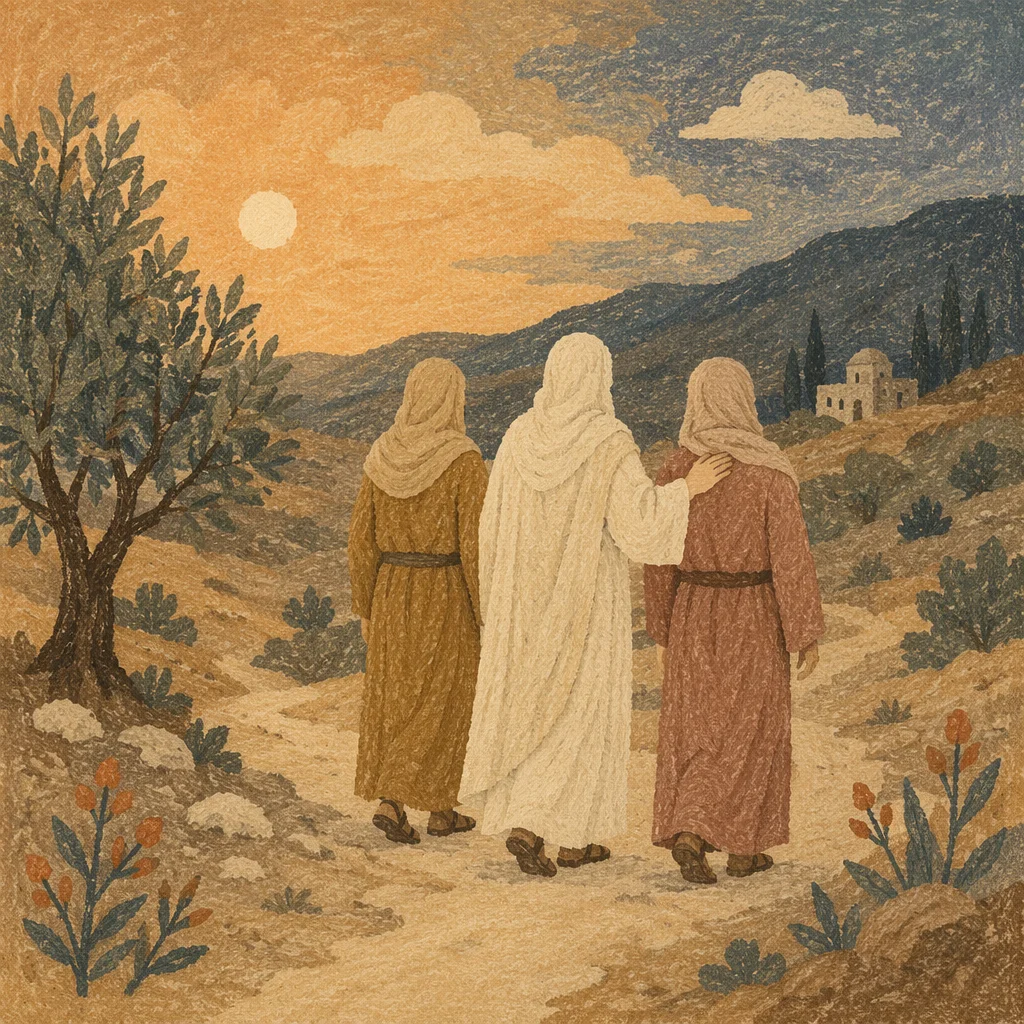 Road to Emmaus at Golden Hour
