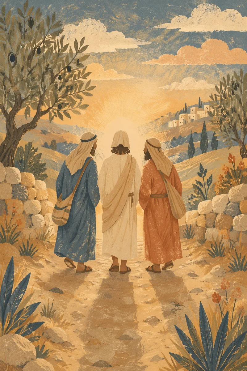 Road to Emmaus with the Risen Jesus