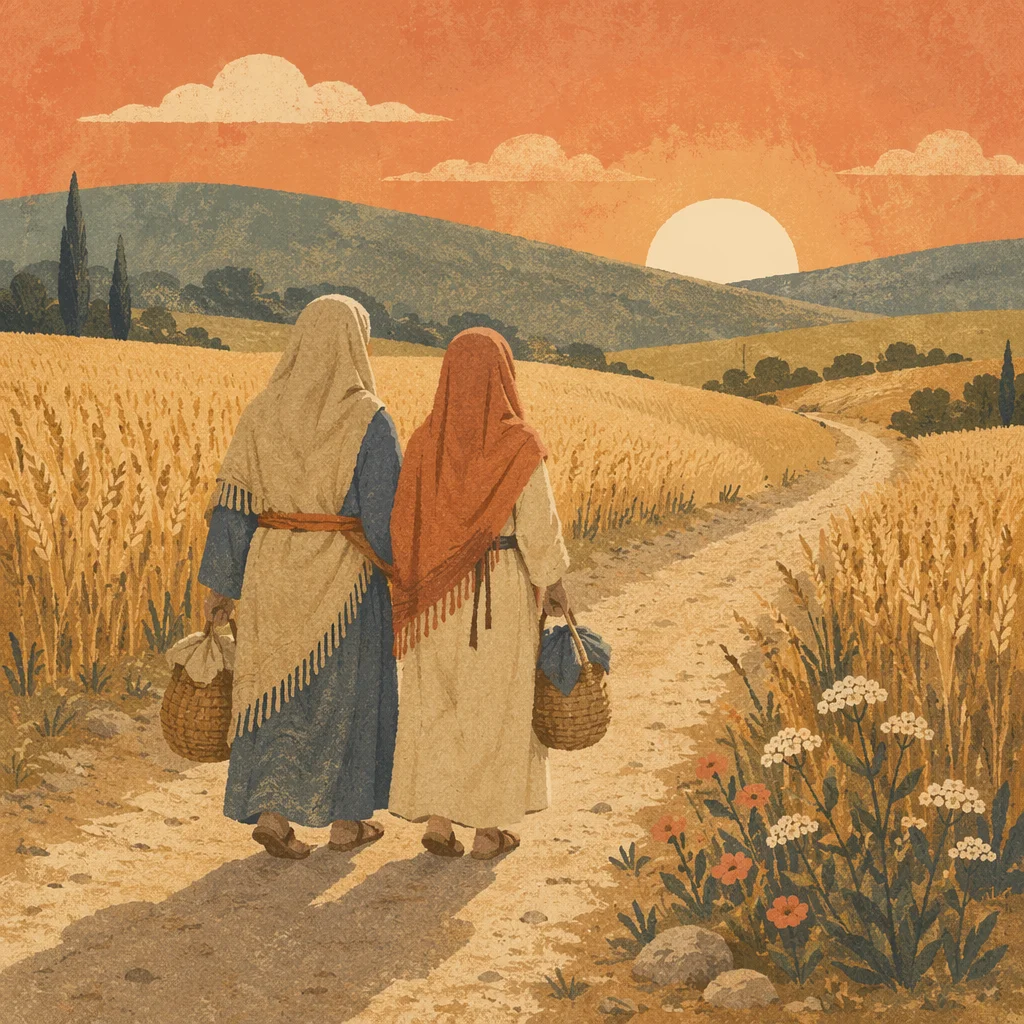 Ruth and Naomi Walking Toward Hope