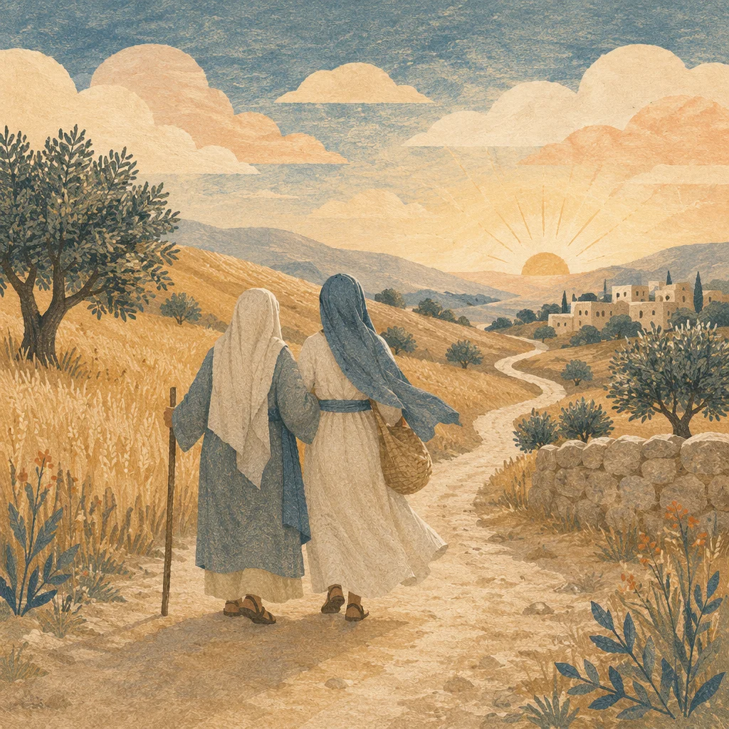Ruth and Naomi Dawn Road Journey