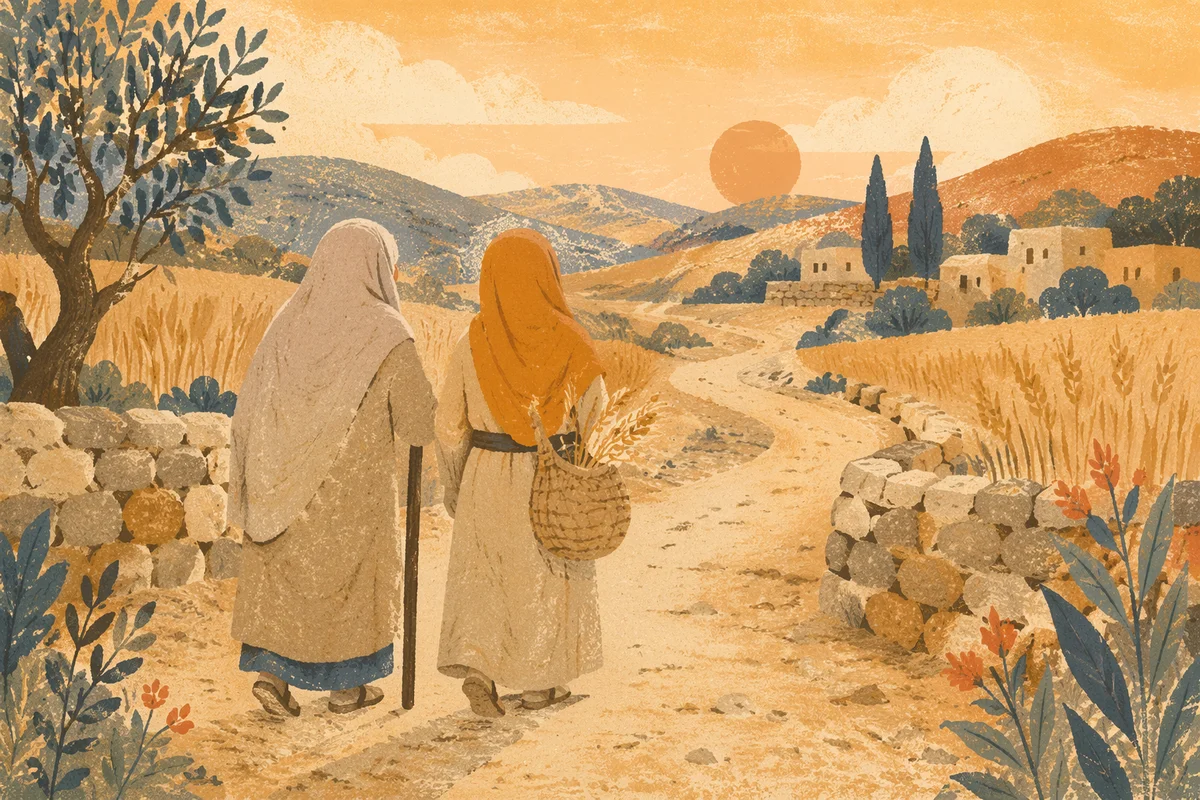 Ruth and Naomi on the Road