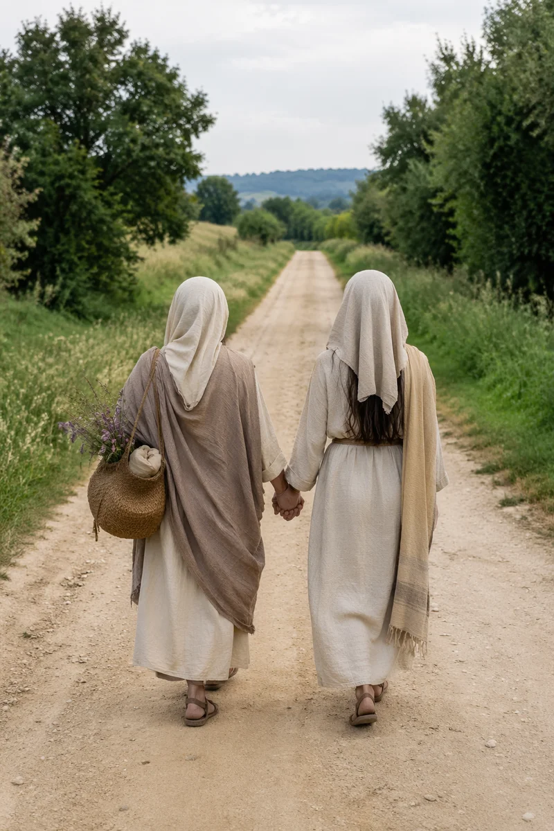 Ruth and Naomi Walking in Faith