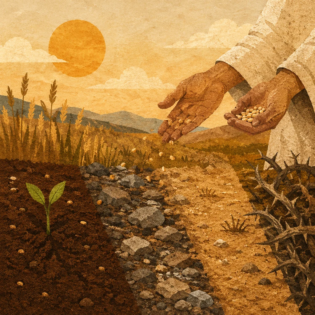 Parable Sower Seeds on Four Soils