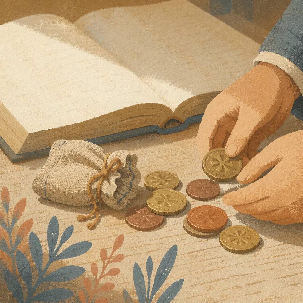 Parable of the Talents with Ancient Coins