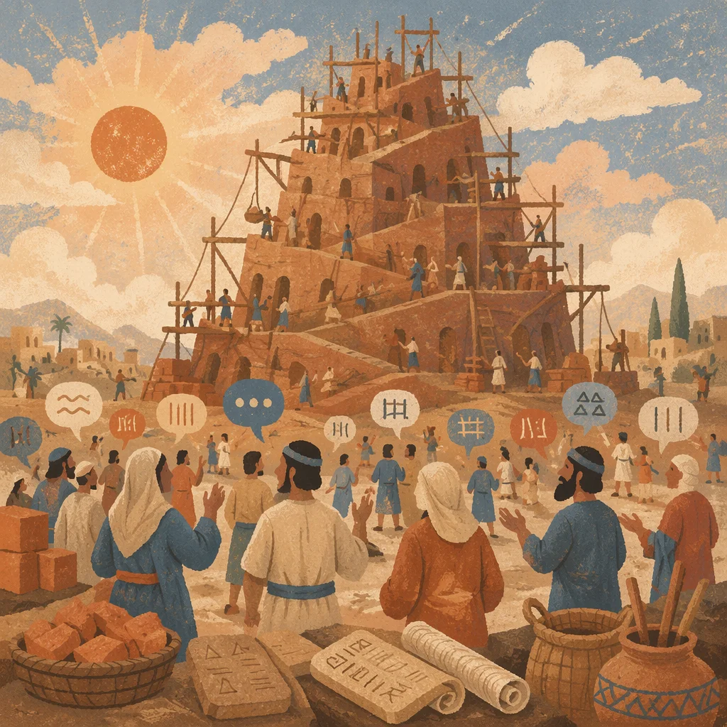 Tower of Babel Confusion at Dawn