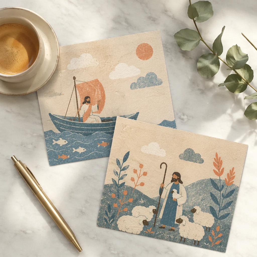 Elegant Business Card Mockup on Marble