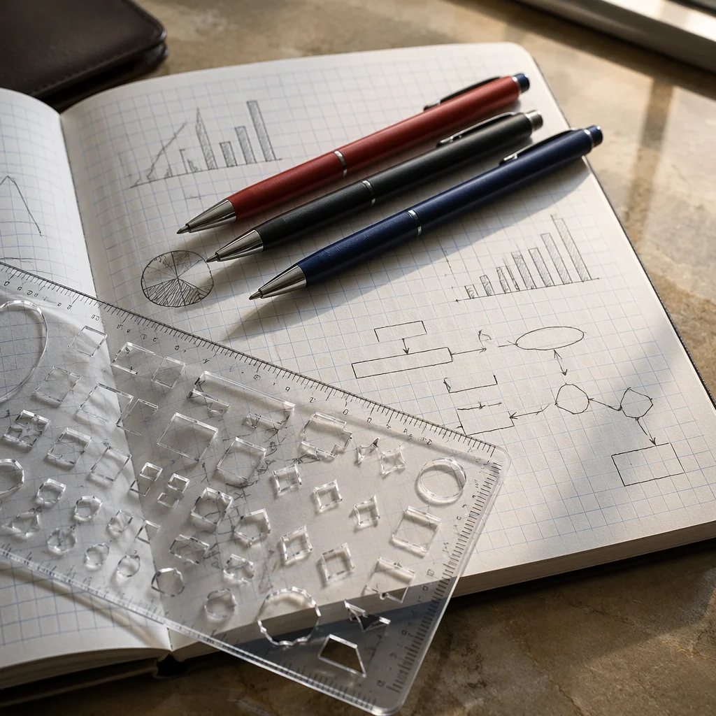 Business Plan Notebook With Charts