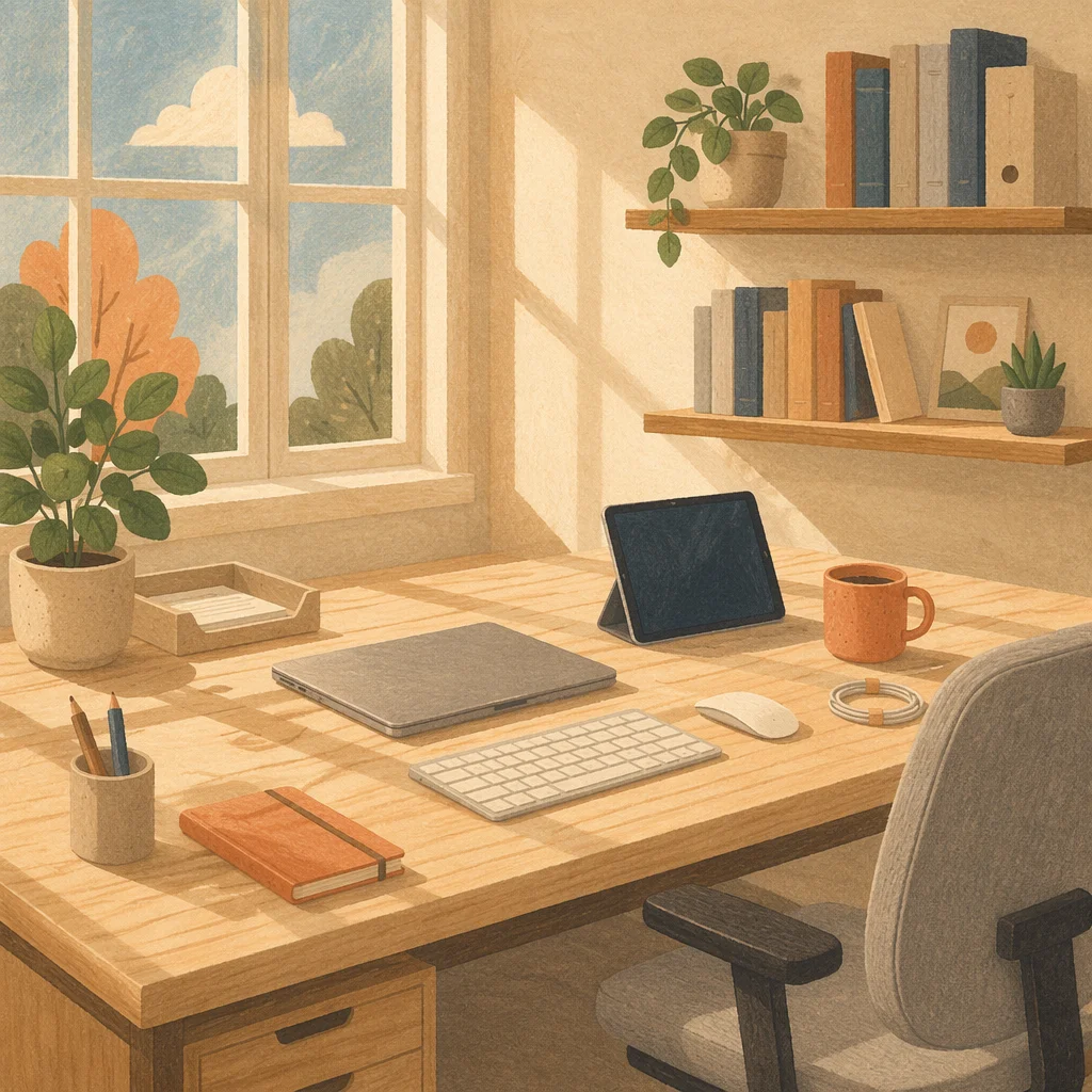 Clean Desk Policy Organized Home Office