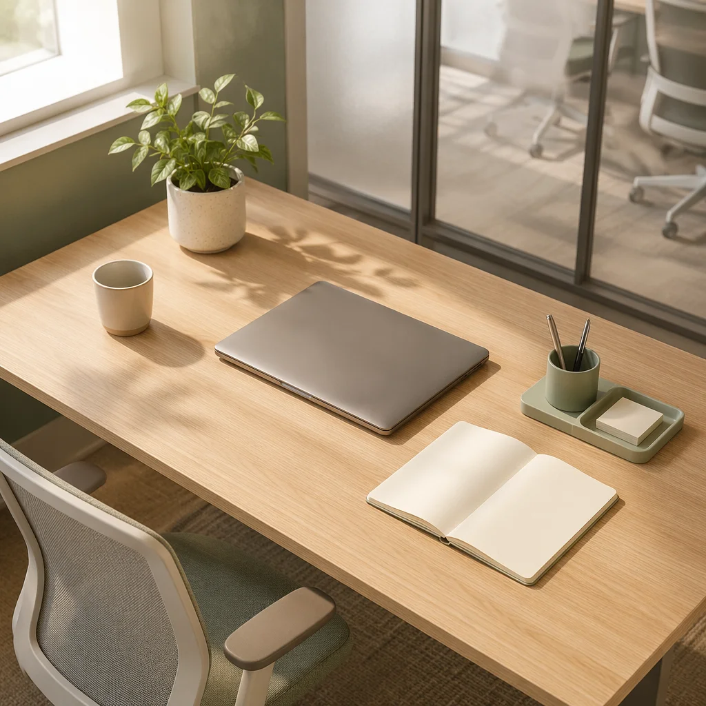 Clean Desk Policy Organized Office Workspace